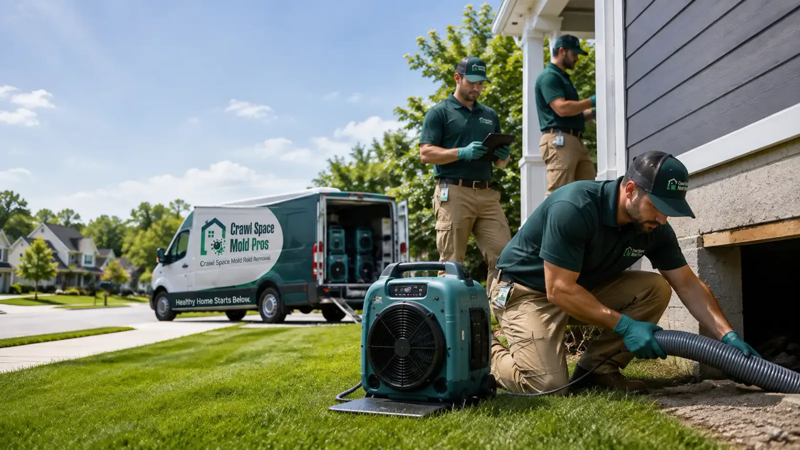 Crawl Space Mold Removal in North Scituate, RI